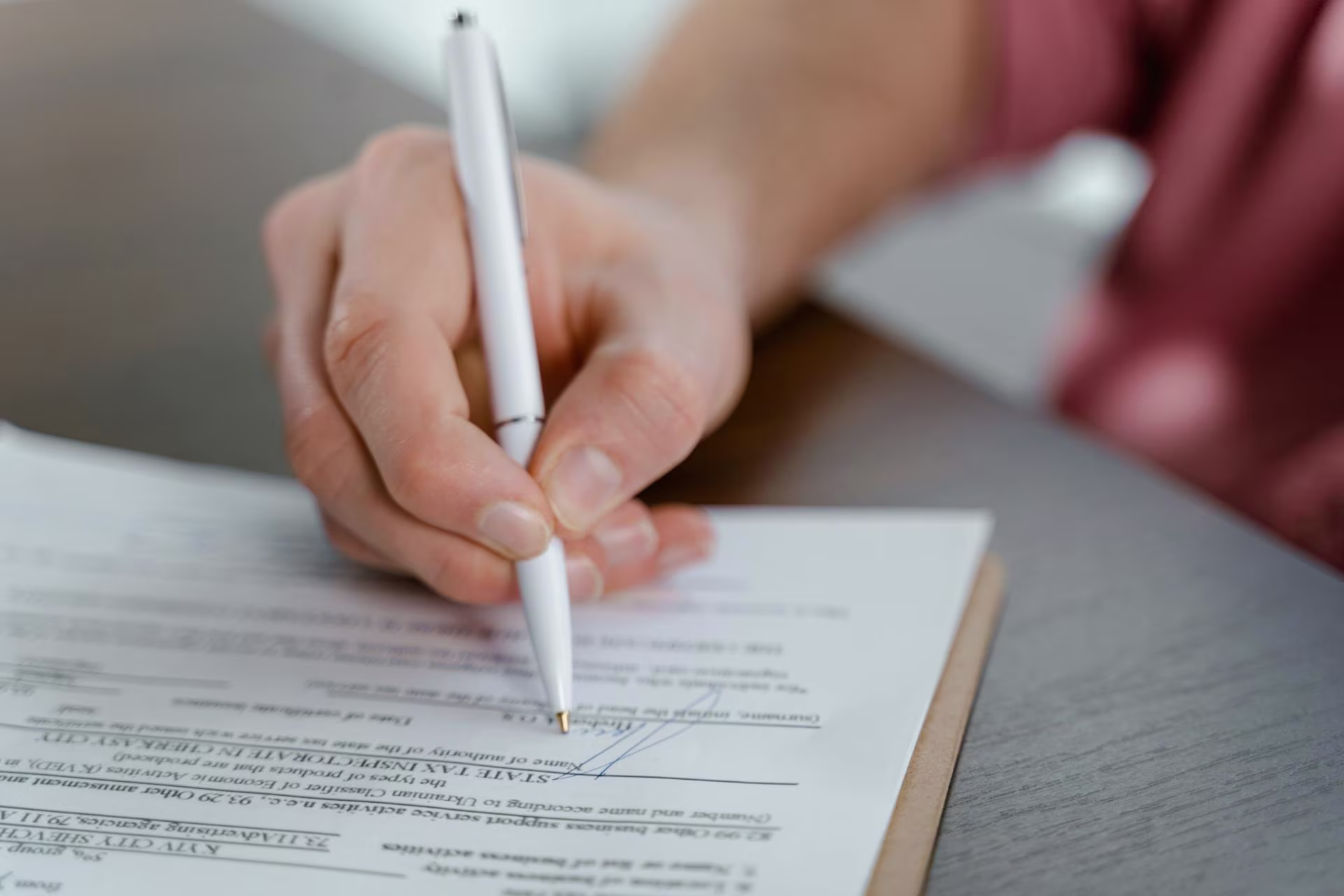 Signing document - representing the spent convictions process